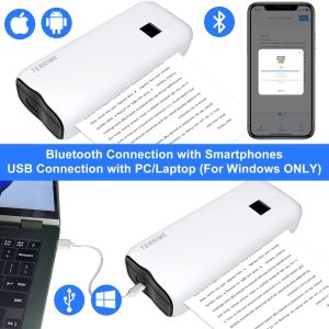 the A4bt is a Small, Portable, Hand-held Printer