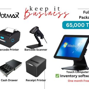 Touch PC+Barcode +POS Printer+Scanner+Drawer+Inventory